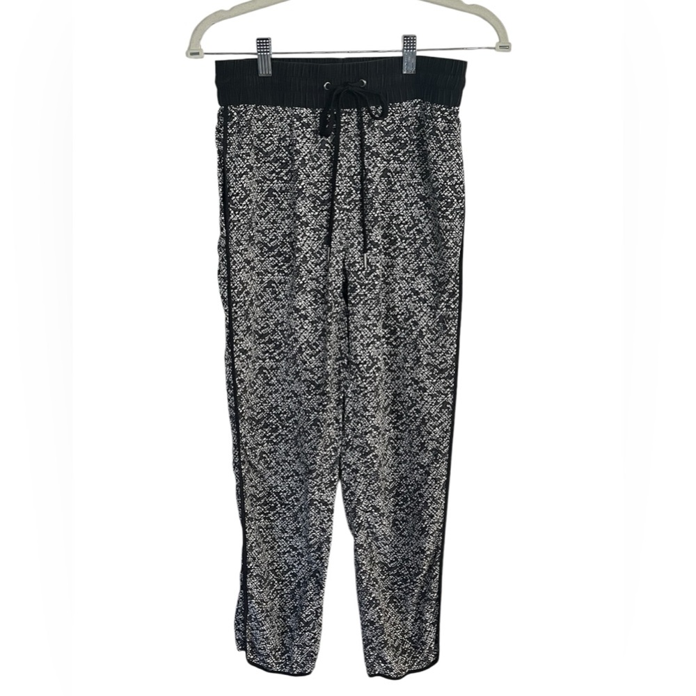 MARC by Marc Jacob’s S Silk Loungewear Black Grey Jogger